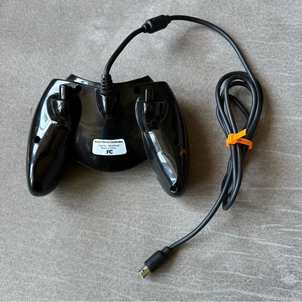 NON OEM Original Xbox Turbo Wired Controller Black XBO2000P No Breakaway